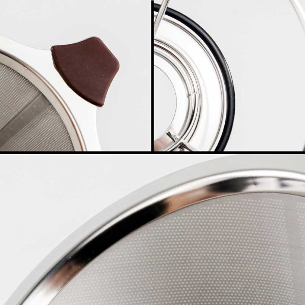 One Two Cups Filter Penyaring Kopi V60 Cone Coffee Dripper Filter Double Layer