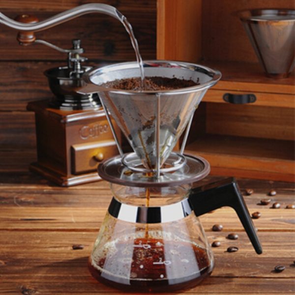 One Two Cups Filter Penyaring Kopi V60 Cone Coffee Dripper Filter Double Layer