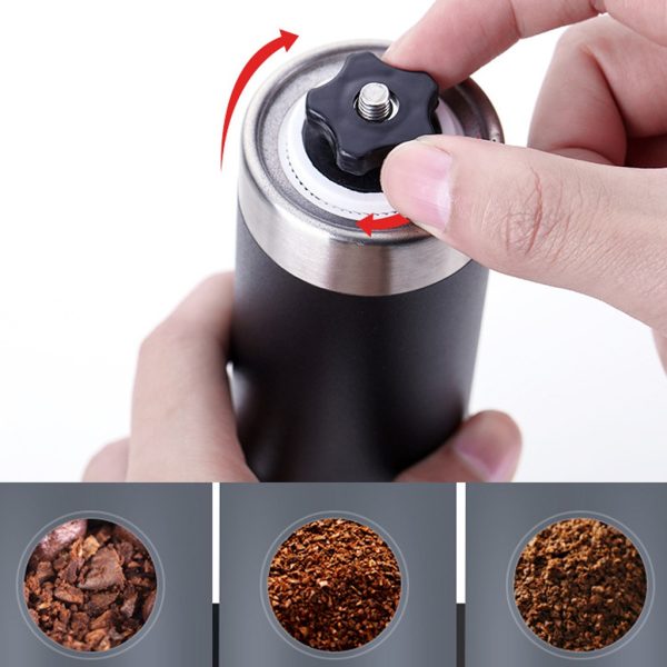 One Two Cups Alat Penggiling Kopi Manual Coffee Bean Grinder E810 - Black