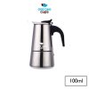 One Two Cups Espresso Coffee Maker Moka Pot Teko 100ml - Z21