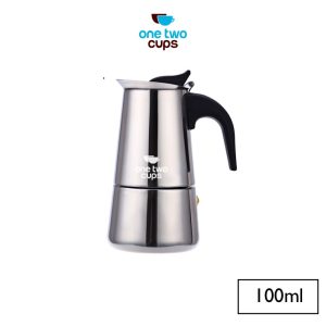 One Two Cups Espresso Coffee Maker Moka Pot Teko 100ml - Z21
