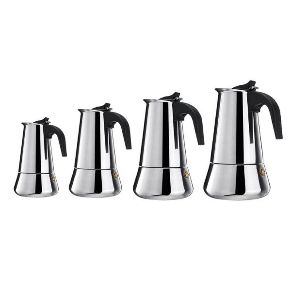 One Two Cups Espresso Coffee Maker Moka Pot Teko 100ml - Z21