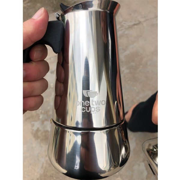 One Two Cups Espresso Coffee Maker Moka Pot Teko 100ml - Z21