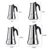 One Two Cups Espresso Coffee Maker Moka Pot Teko 100ml - Z21