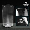 One Two Cups Gelas Kaca Kotak Juice Aesthetic Square Glass 470ml - LT5