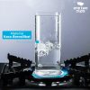 One Two Cups Gelas Kaca Kotak Juice Aesthetic Square Glass 470ml - LT5