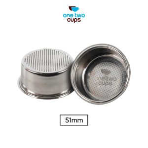 One Two Cups Filter Basket Portafilter Single Wall Breville 51mm - DL-01