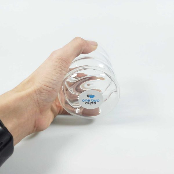One Two Cups Gelas Minuman Unik Borosilicate Glass 300ml - KT14