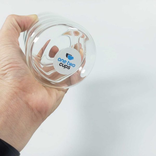 One Two Cups Gelas Minuman Unik Borosilicate Glass 300ml - KT14