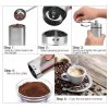 One Two Cups Alat Penggiling Kopi Manual Coffee Grinder Adjustable - EC03