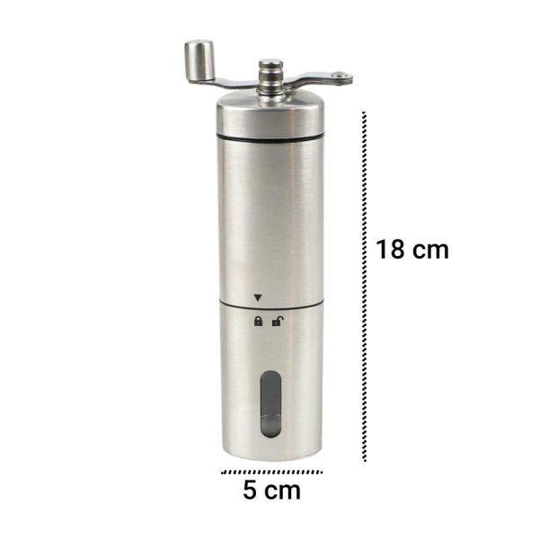 One Two Cups Alat Penggiling Kopi Manual Coffee Grinder Adjustable - EC03