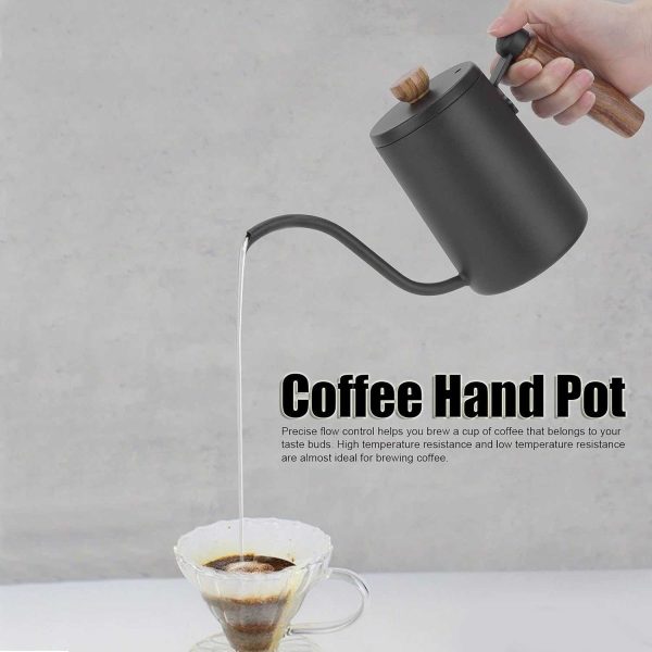 One Two Cups Teko Kopi Leher Angsa Gooseneck Pour Over Kettle 600ml - STS304