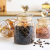 One Two Cups Toples Kaca Kedap Udara Sealed Food Storage Jar 950ml - GFS137
