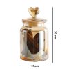 One Two Cups Toples Kaca Kedap Udara Sealed Food Storage Jar 950ml - GFS137