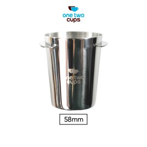 One Two Cups Dosing Cup Portafilter Espresso Machine Stainless 58mm - YXA046
