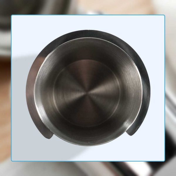 One Two Cups Dosing Cup Portafilter Espresso Machine Stainless 58mm - YXA046