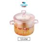 One Two Cups Panci Kaca Borosilicate Tahan Panas 15cm - TH-15
