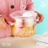 One Two Cups Panci Kaca Borosilicate Tahan Panas 15cm - TH-15