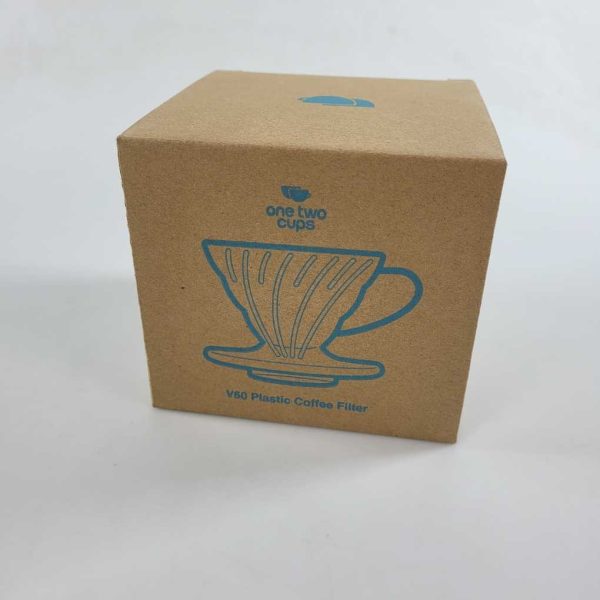 One Two Cups Filter Penyaring Kopi V60 Cone Coffee Dripper Plastik - SE105- Gold