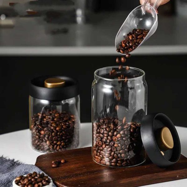 ginee_20241218192848649_0558454860.jpg One Two Cups Toples Kaca Biji Kopi Coffee Beans Vacuum Sealed Lid - SE41