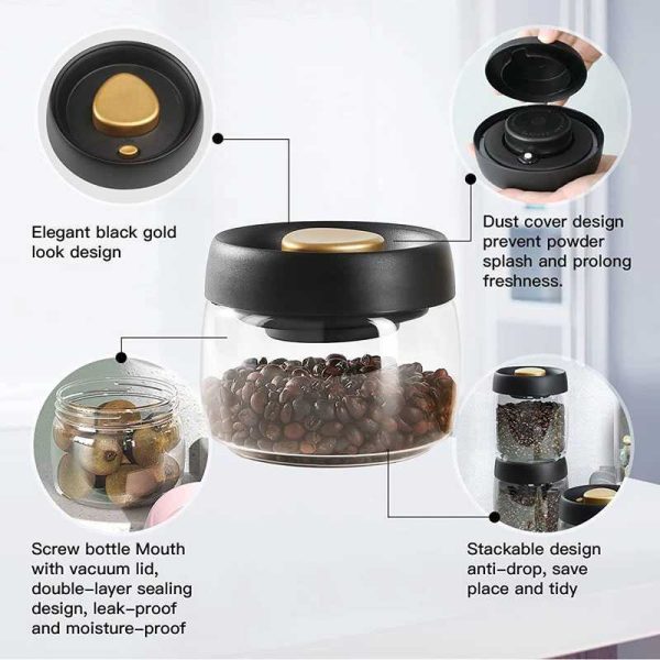 ginee_20241218192848729_1568520003.jpg One Two Cups Toples Kaca Biji Kopi Coffee Beans Vacuum Sealed Lid - SE41