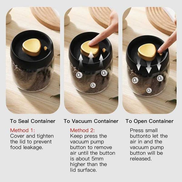 ginee_20241218192848769_6815211884.jpg One Two Cups Toples Kaca Biji Kopi Coffee Beans Vacuum Sealed Lid - SE41