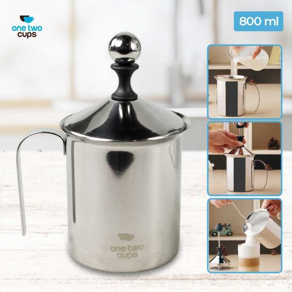 One Two Cups Alat Pembuat Buih Susu Milk Frother - WZ0012