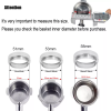 One Two Cup Dosing Ring Portafilter Espresso Machine Stainless Steel - AR5
