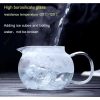 One Two Cups Teko Teh Kaca Tahan Panas dengan Saringan Glass Teapot - BR-352