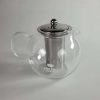 One Two Cups Teko Teh Kaca Tahan Panas dengan Saringan Glass Teapot - BR-352