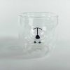 One Two Cups Gelas Beruang Double Wall Glass Insulated Cup 250ml - CIQ38