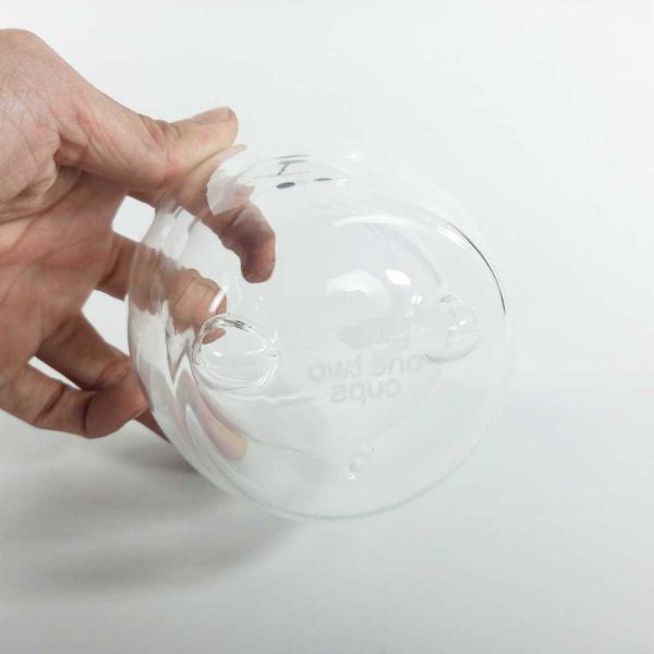 One Two Cups Gelas Beruang Double Wall Glass Insulated Cup 250ml - CIQ38