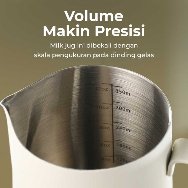 ginee_20241218193358070_9576725096.jpg One Two Cups Milk Jug Frothing Pitcher Stainless Steel 304 350ml - L-350