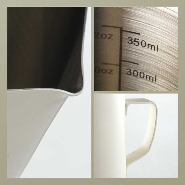 ginee_20241218193358098_8264322451.jpg One Two Cups Milk Jug Frothing Pitcher Stainless Steel 304 350ml - L-350