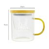 One Two Cups Gelas Minuman Teh 350ml with Filter - JJK8787