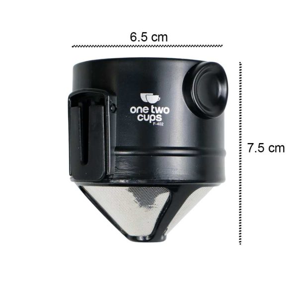 One Two Cups Filter Penyaring Kopi Portable Cone Coffee Dripper F-402