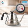 One Two Cups Coffee Maker Pot Drip Teko 1L with Thermometer