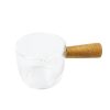 One Two Cups DROHOEY Gelas Milk Jug Handle Kayu Kopi Latte Art 100ml