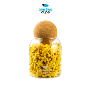 One Two Cups Toples Kaca Penyimpanan Makanan Glass Storage Jar - E1 - 500 ML