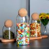 One Two Cups Toples Kaca Penyimpanan Makanan Glass Storage Jar - E1 - 500 ML