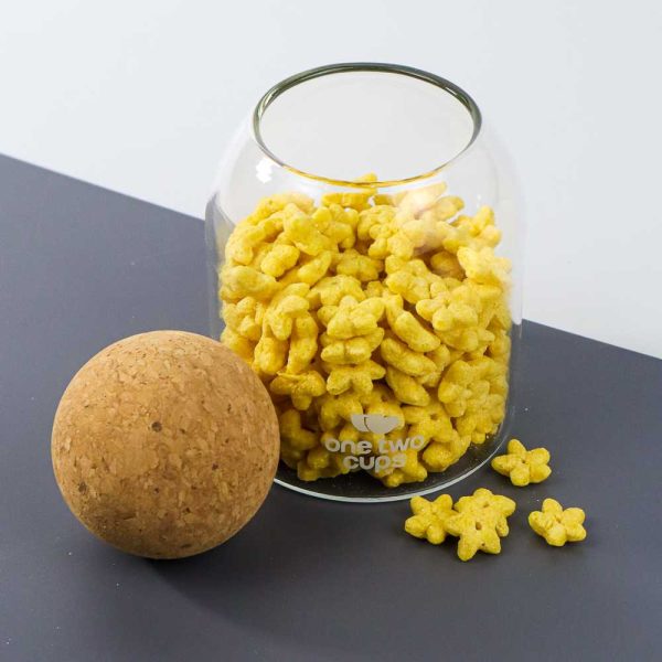 One Two Cups Toples Kaca Penyimpanan Makanan Glass Storage Jar - E1 - 500 ML
