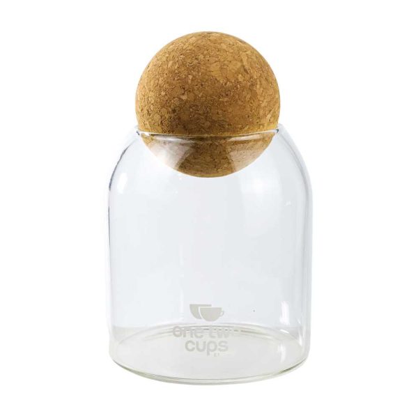 One Two Cups Toples Kaca Penyimpanan Makanan Glass Storage Jar - E1 - 500 ML