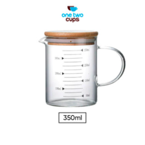 One Two Cups Teko Pitcher Teh Kopi Jus Borosilicate Glass - GG-18 - 350 ML