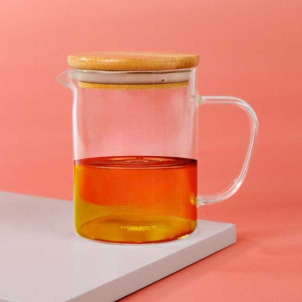 One Two Cups Teko Pitcher Teh Kopi Jus Borosilicate Glass - GG-18 - 350 ML