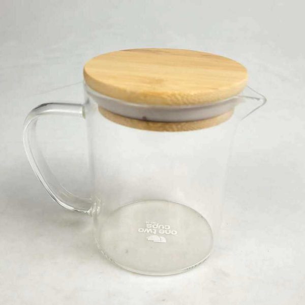 One Two Cups Teko Pitcher Teh Kopi Jus Borosilicate Glass - GG-18 - 350 ML