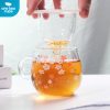 One Two Cups Gelas Cangkir Teh Tea Cup Mug 300ml with Infuser Filter - C224 - 300ML