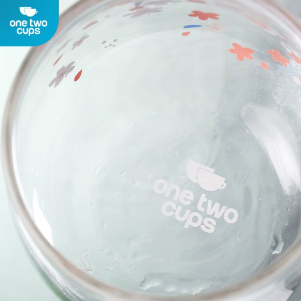 One Two Cups Gelas Cangkir Teh Tea Cup Mug 300ml with Infuser Filter - C224 - 300ML