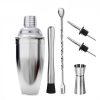 One Two Cups 6 in 1 Bartender Cocktail Shaker Jigger Bar Spoon 750ml - BA016