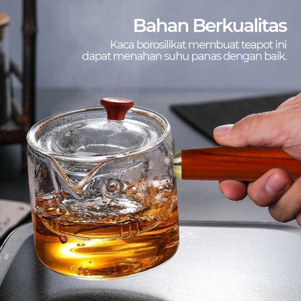 One Two Cups Teko Pitcher Teh Chinese Teapot 500ml Saringan Infuser - BR-218