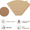 One Two Cups Kertas Saringan Kopi Filter Paper V60 1-2 Cup 100 PCS - KHM07